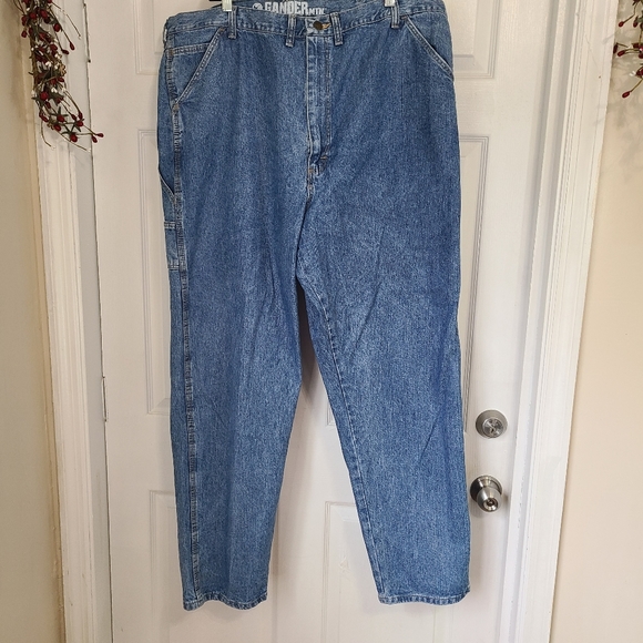 (873) Gander Mountain Men's Classic Relaxed Fit Straight leg Jeans, Size:44/32 - Picture 4 of 17